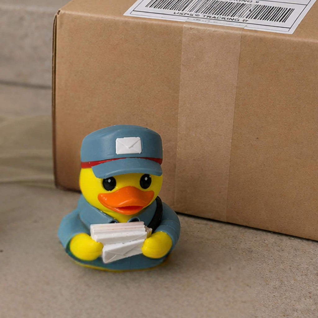 Postal Worker Gift – Dashboard Duck Desk Buddy for Mail Carrier