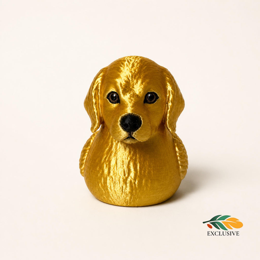 Dog Lover Gift Golden Retriever Rubber Duck Collectible Party Favor Idea Puppy Themed Novelty Toy Jeep Ducking Adventure Hide And Seek Game Cruise Collection Item Unique Present For Dog Enthusiast Compact Collectible Display Piece Fun