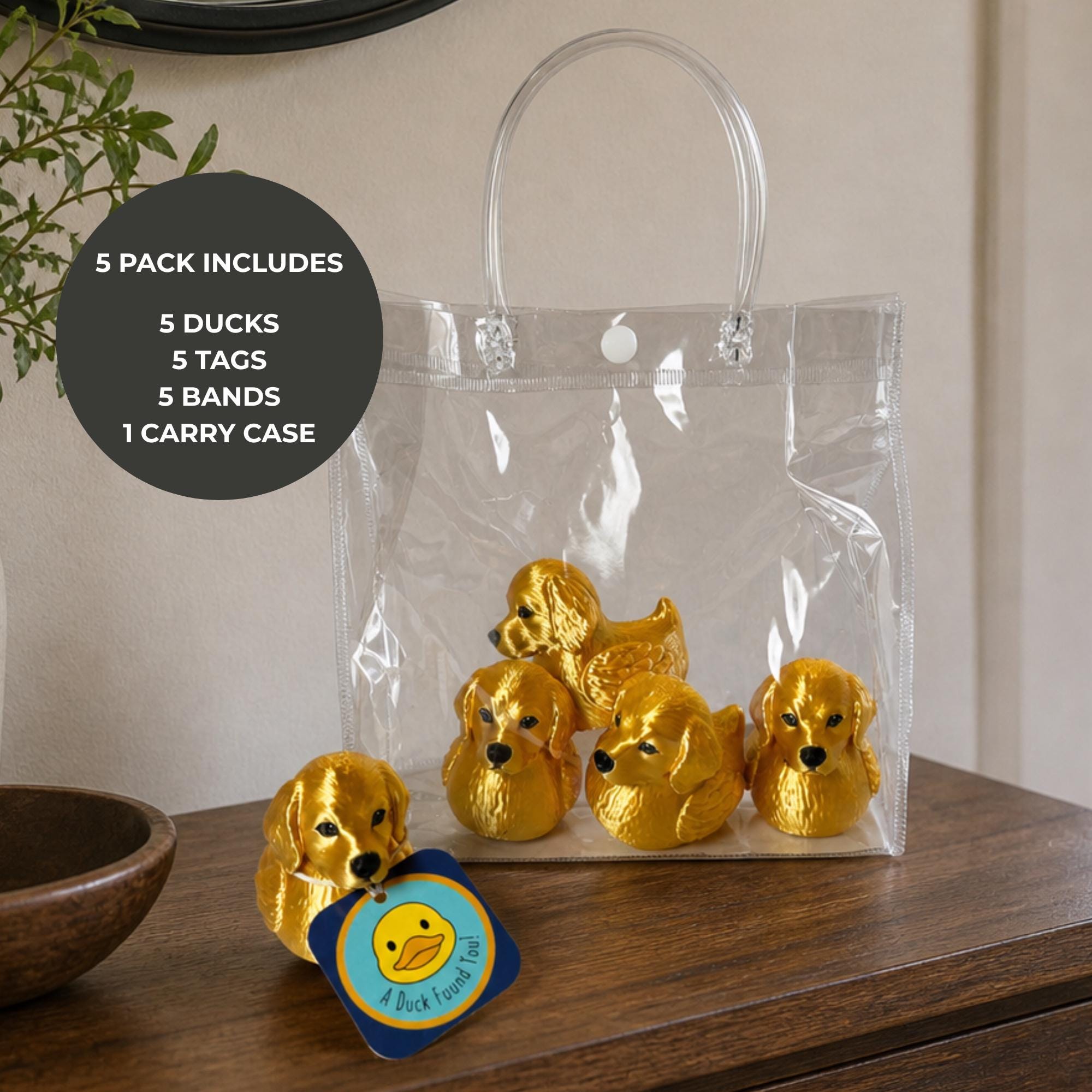 Collectible Golden Retriever Duck Display Item Dog Themed Rubber Duck Collection Novelty Toy Gift Jeep Ducking Adventure Game Cruise Ship Hide And Seek Tradition Puppy Lover Party Favor Compact Collectible Piece Unique Dog Enthusiast