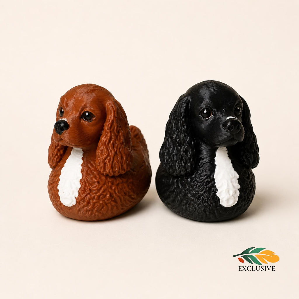 Cocker Spaniel Figurine Dashboard Dog Collection Jeep Ducking Game Enthusiast Gift Brown Black Color Options Floppy Ear Design Pet Memorial Keepsake Tribute Collectible Spaniel Lover Present Birthday Gift For Him Dog Breed Decoration