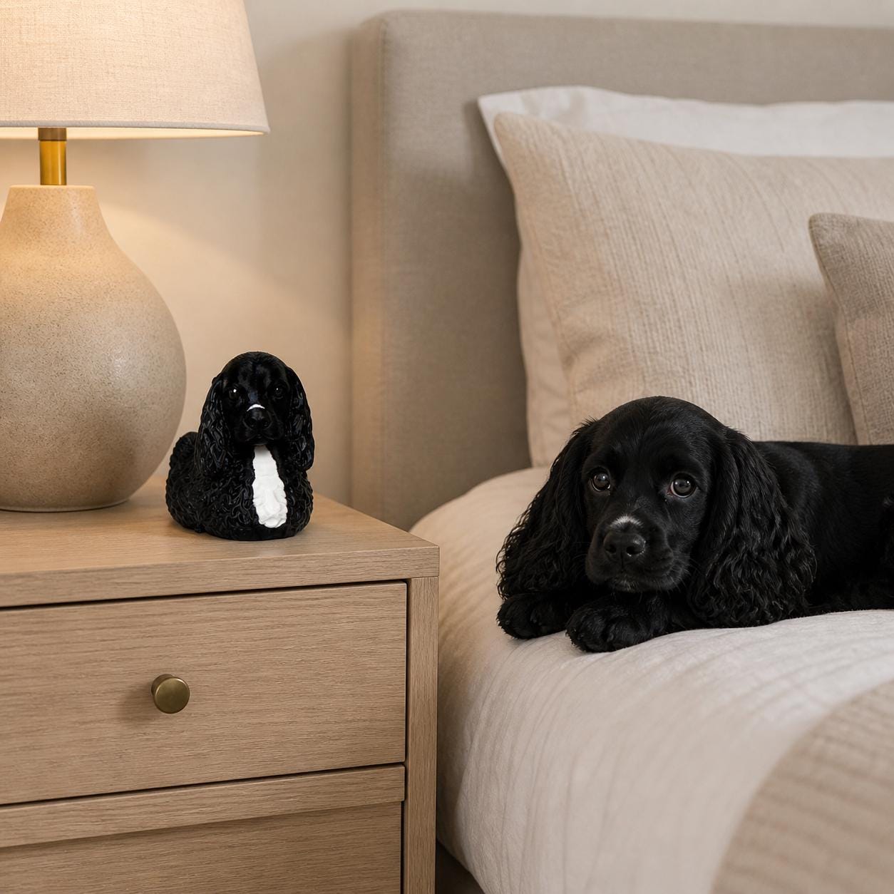 Cocker Spaniel Duck – Dashboard Figurine for Ducking Enthusiasts