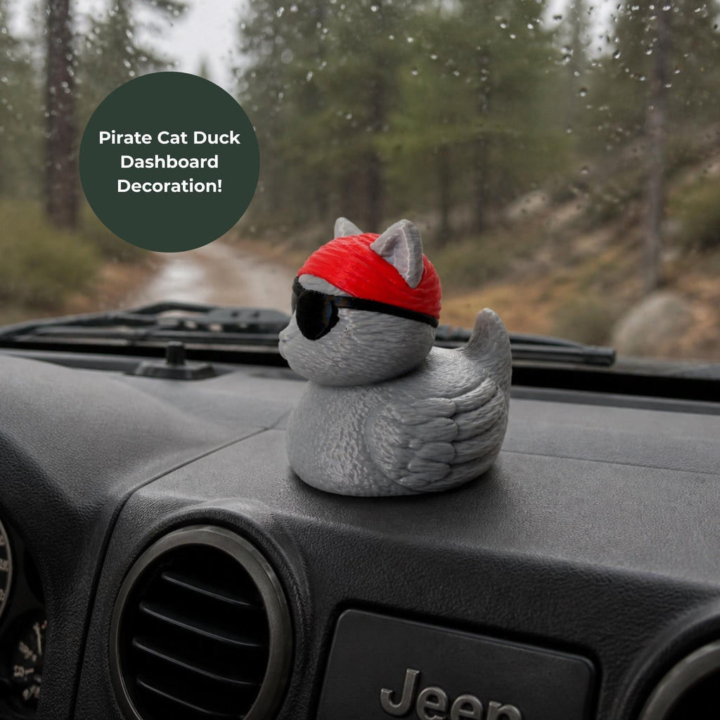 Cruise Ducking Duck – Pirate Cat Kitty Token for Cruise Ship Games