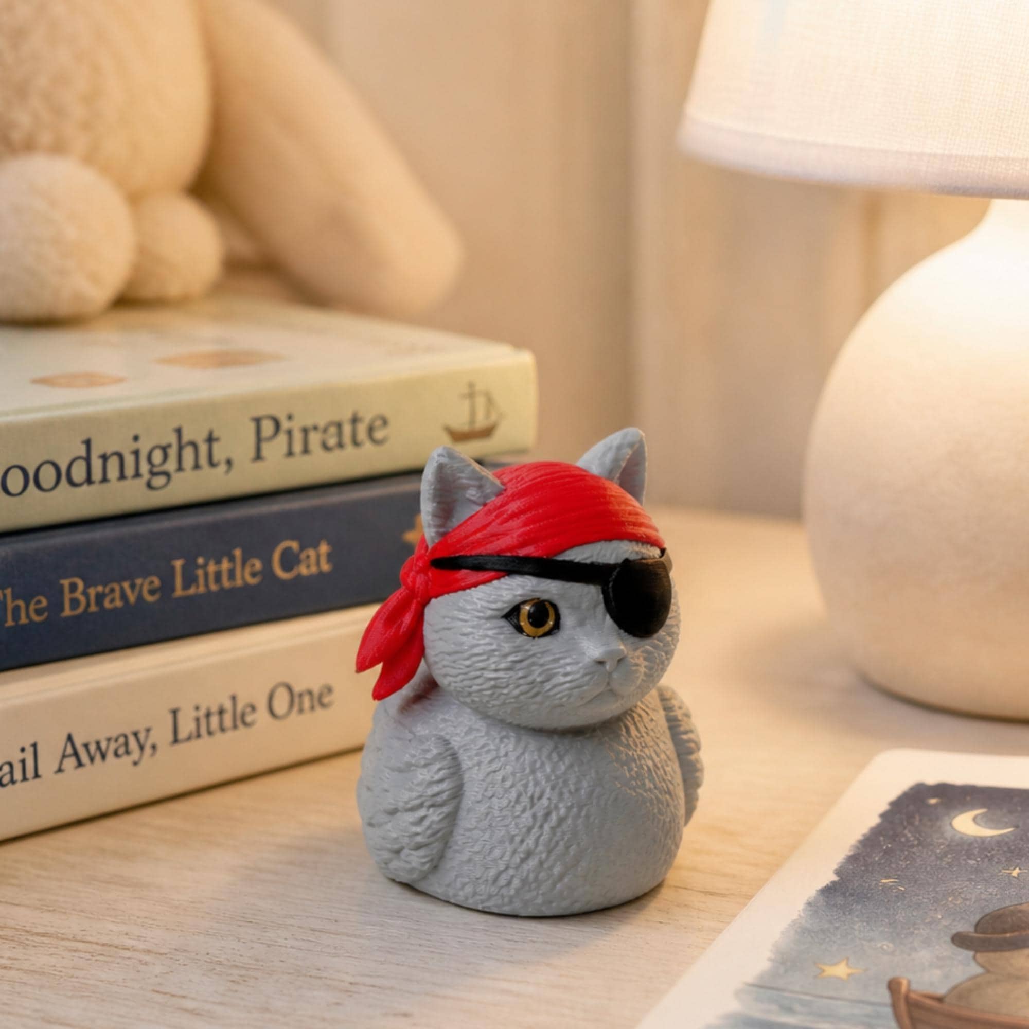 Cruise Ducking Duck – Pirate Cat Kitty Token for Cruise Ship Games