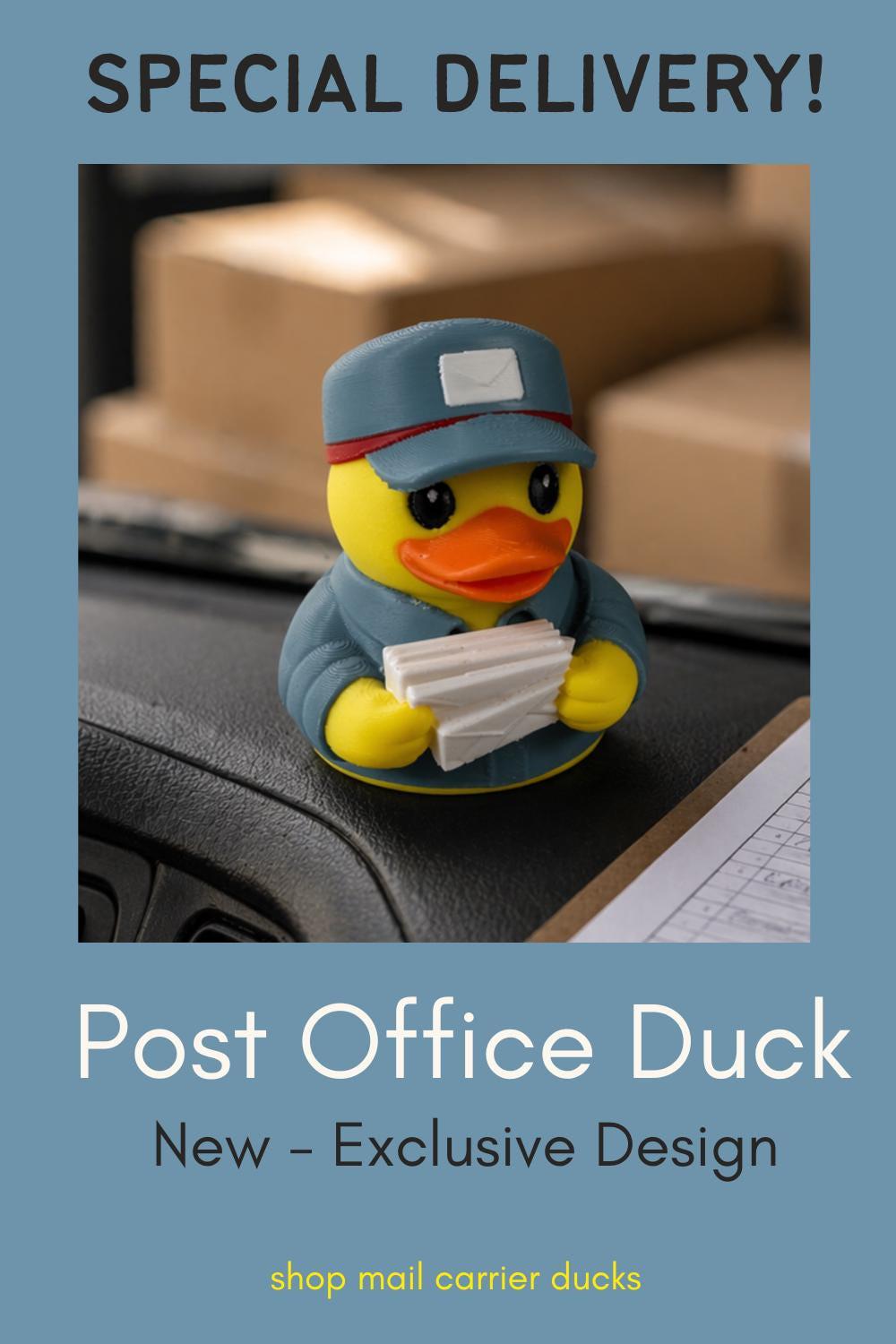 Postal Worker Gift – Dashboard Duck Desk Buddy for Mail Carrier