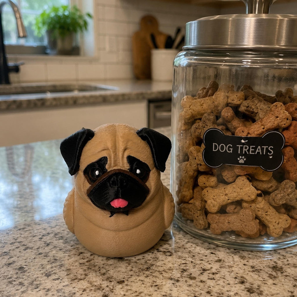 4x4 Ducking Gift – 3D Printed Pug Duck Dashboard Ornament