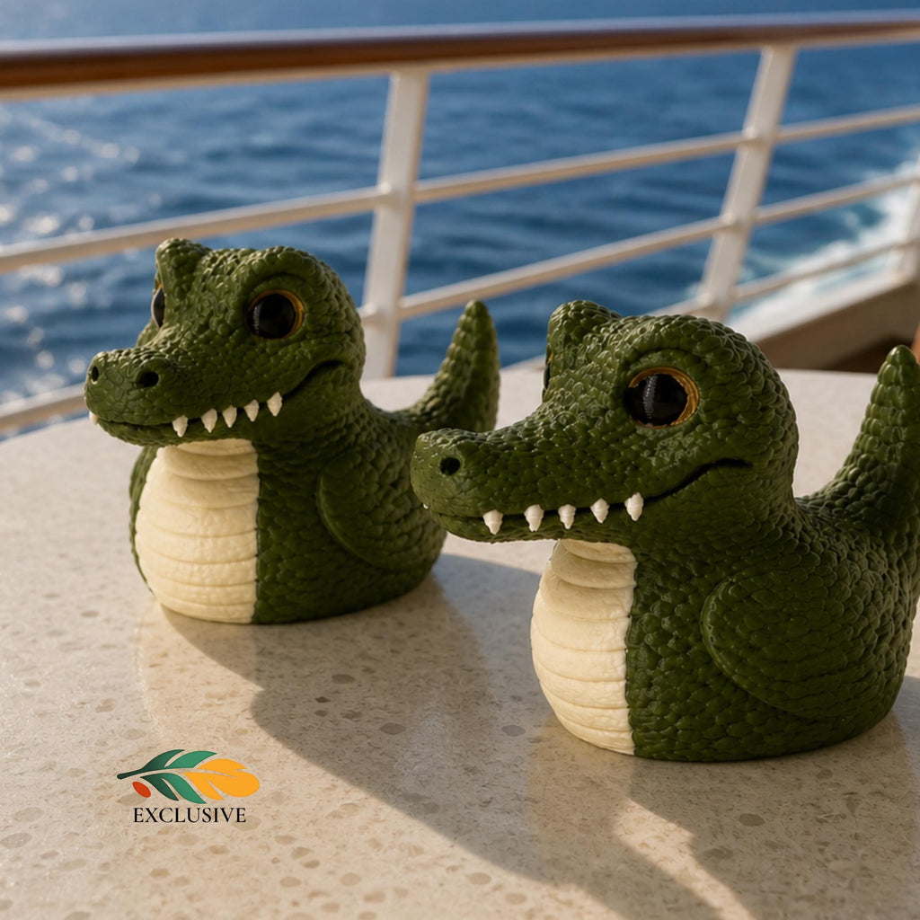 Cruise Duck Alligator Theme Perfect Jeep Ducking Gift Gator Fan Collectible Dashboard Duck Display Cruise Ship Hide And Seek Game Travel Companion Duck Tag Included University Football Team Spirit Green Reptile Design Playful Adventure