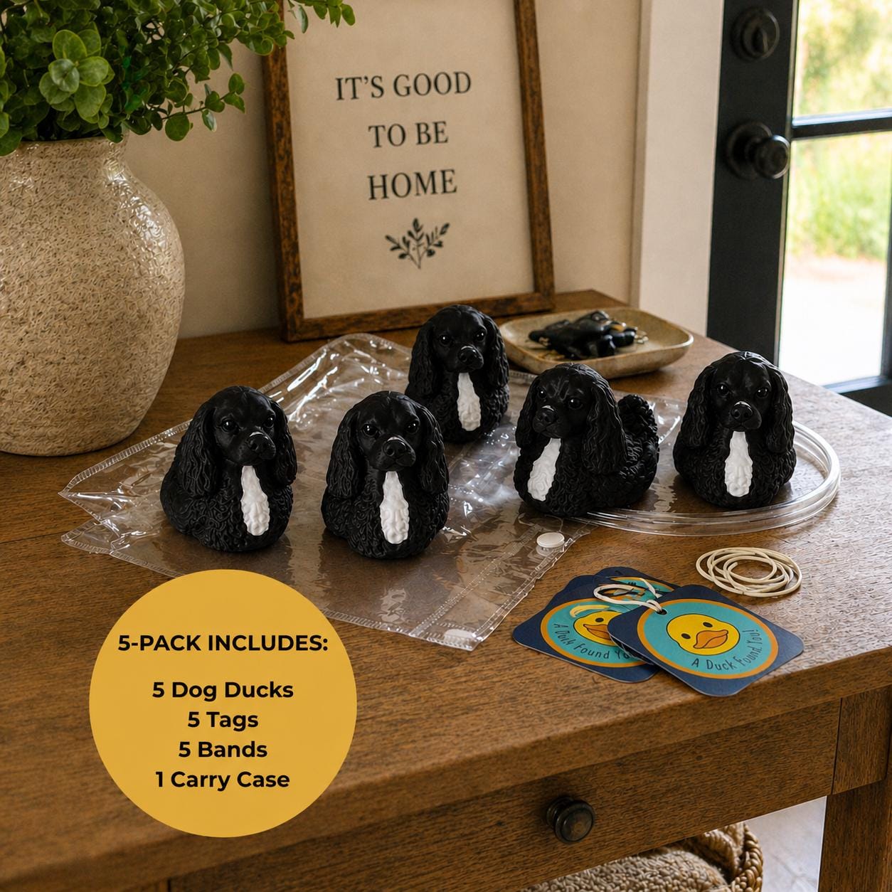 Cocker Spaniel Duck – Dashboard Figurine for Ducking Enthusiasts