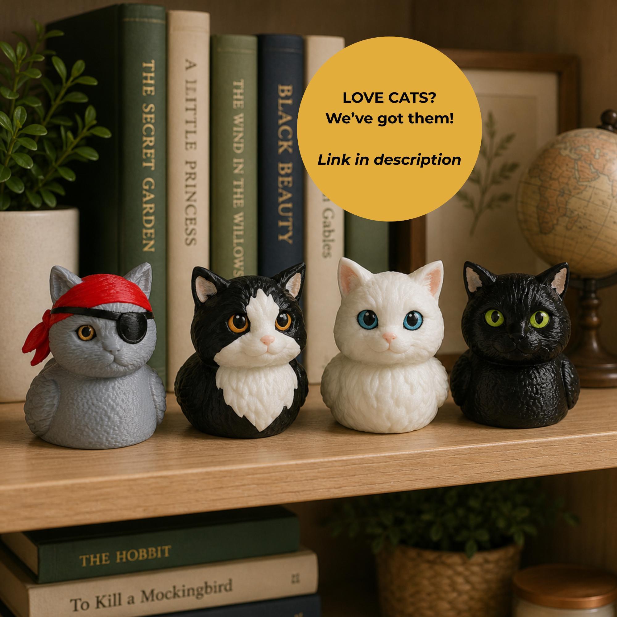 Cruise Ducking Duck – Pirate Cat Kitty Token for Cruise Ship Games