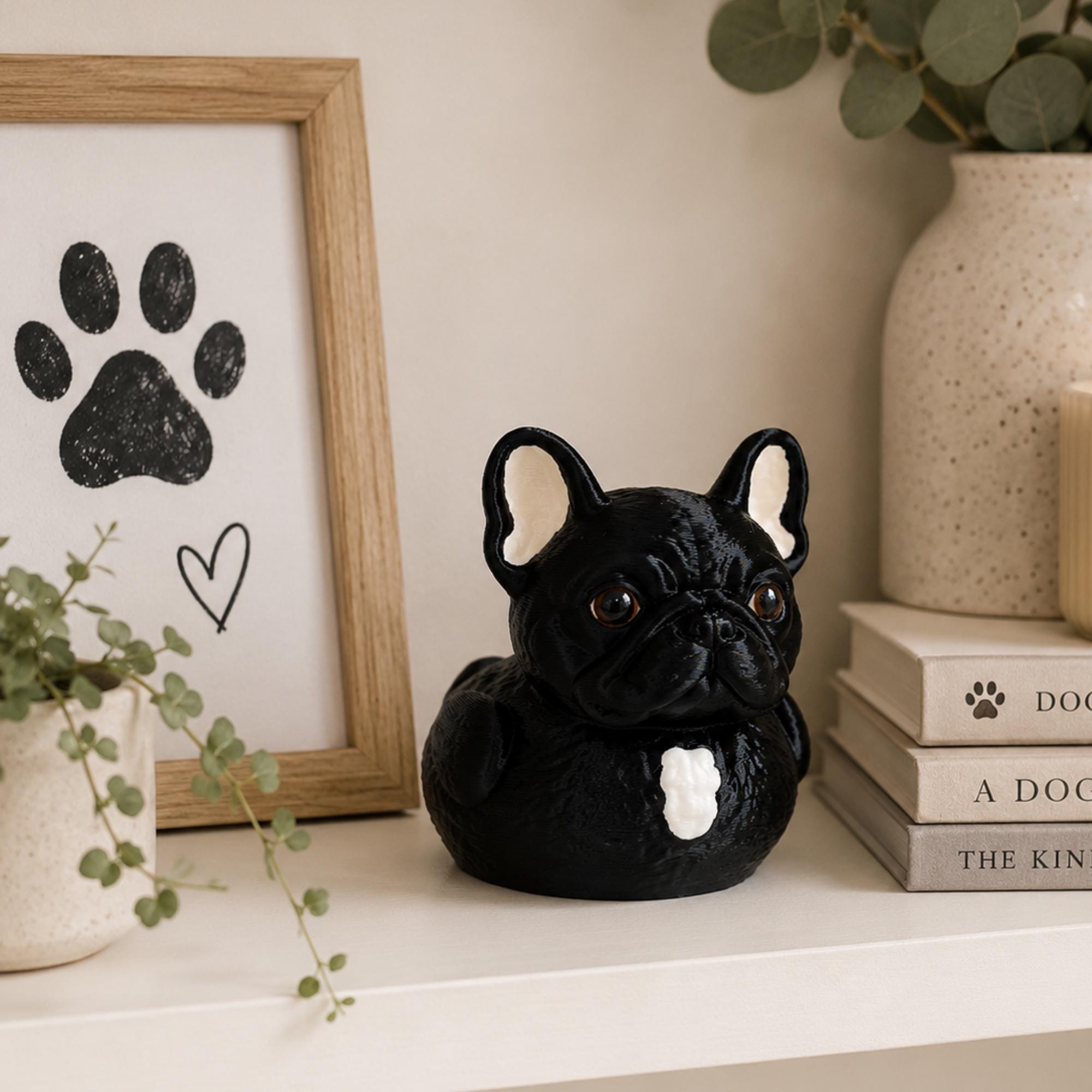 French Bulldog Car Decoration – Dashboard Duck Gift for Jeepers