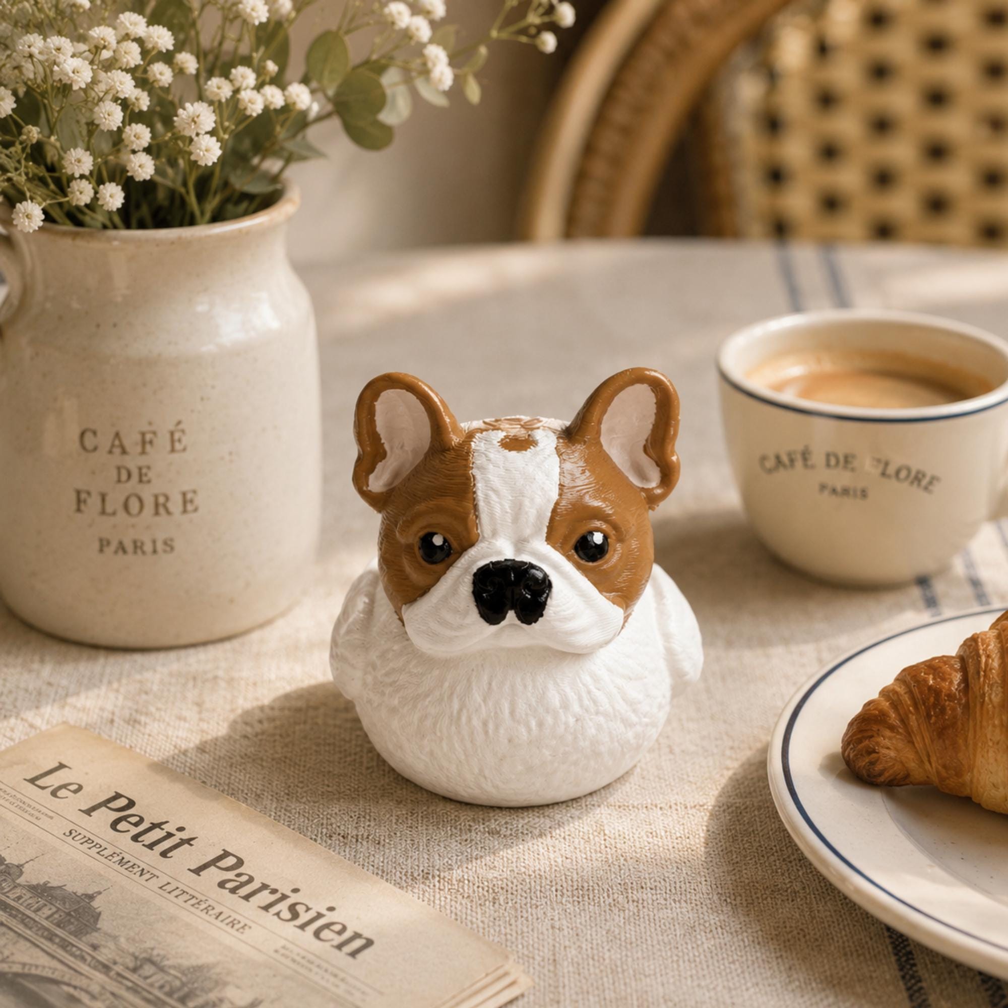 French Bulldog Car Decoration – Dashboard Duck Gift for Jeepers
