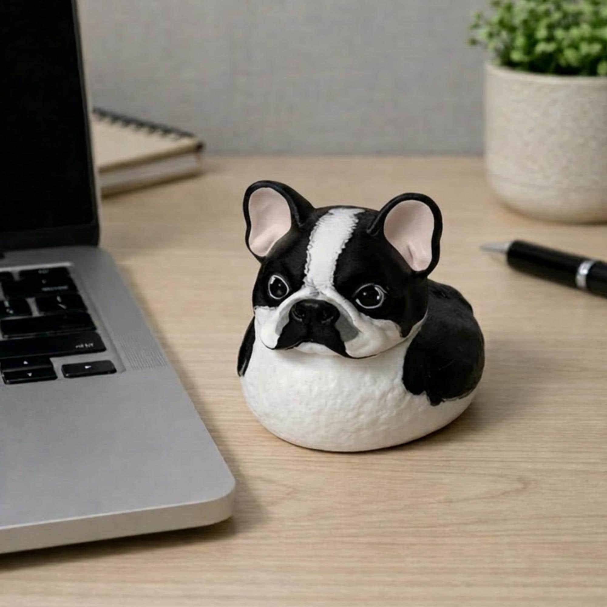 French Bulldog Car Decoration – Dashboard Duck Gift for Jeepers