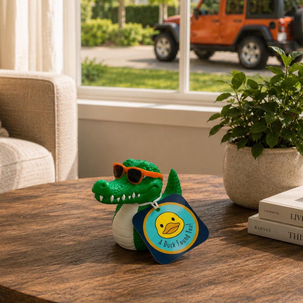 4x4 Ducking Duck – Gator Fan Gift Dashboard Ornament
