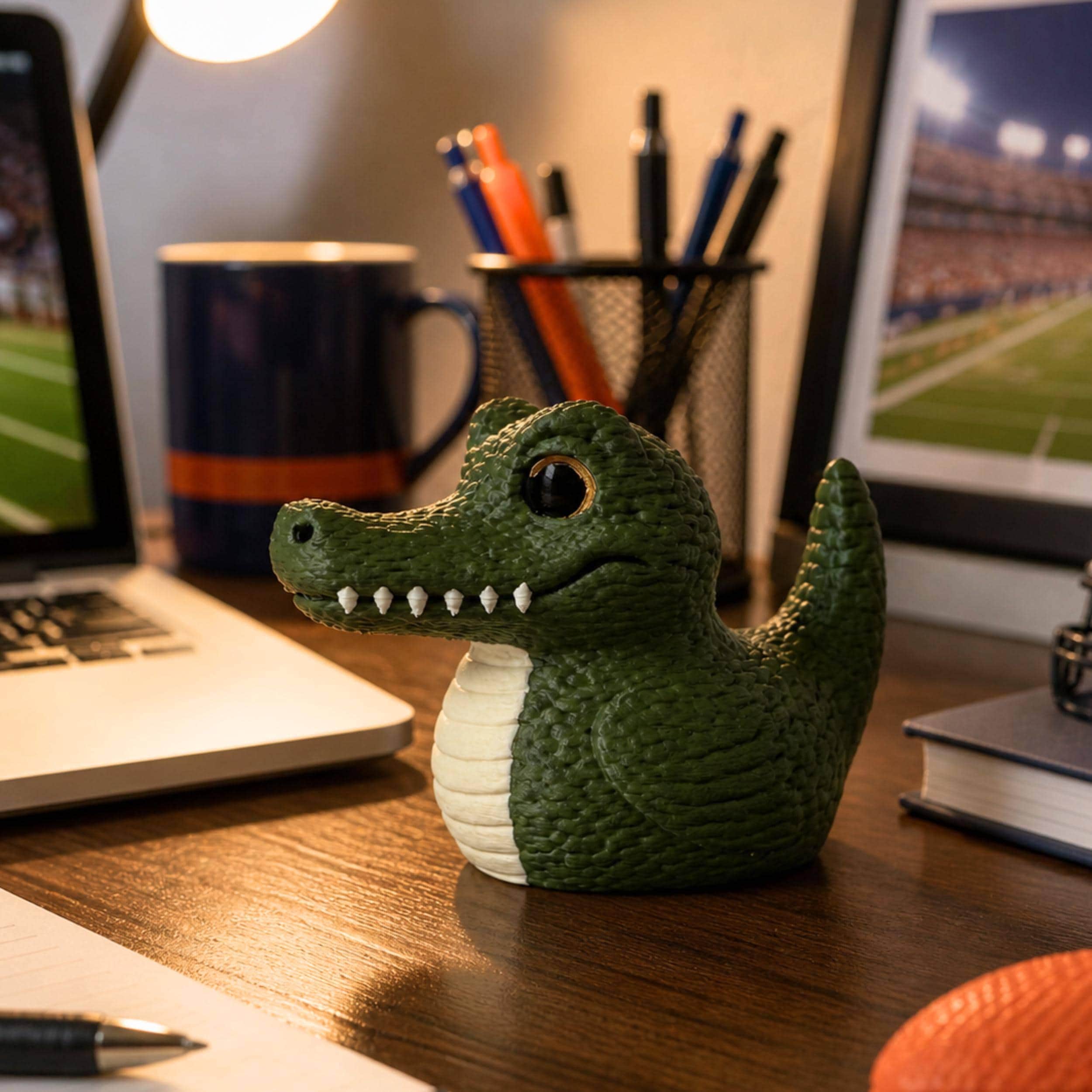 Dashboard Ornament – Gator Duck Figurine for Florida Enthusiasts
