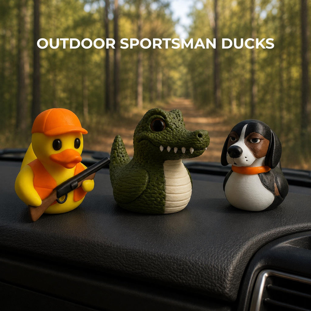 Dashboard Ornament – Gator Duck Figurine for Florida Enthusiasts