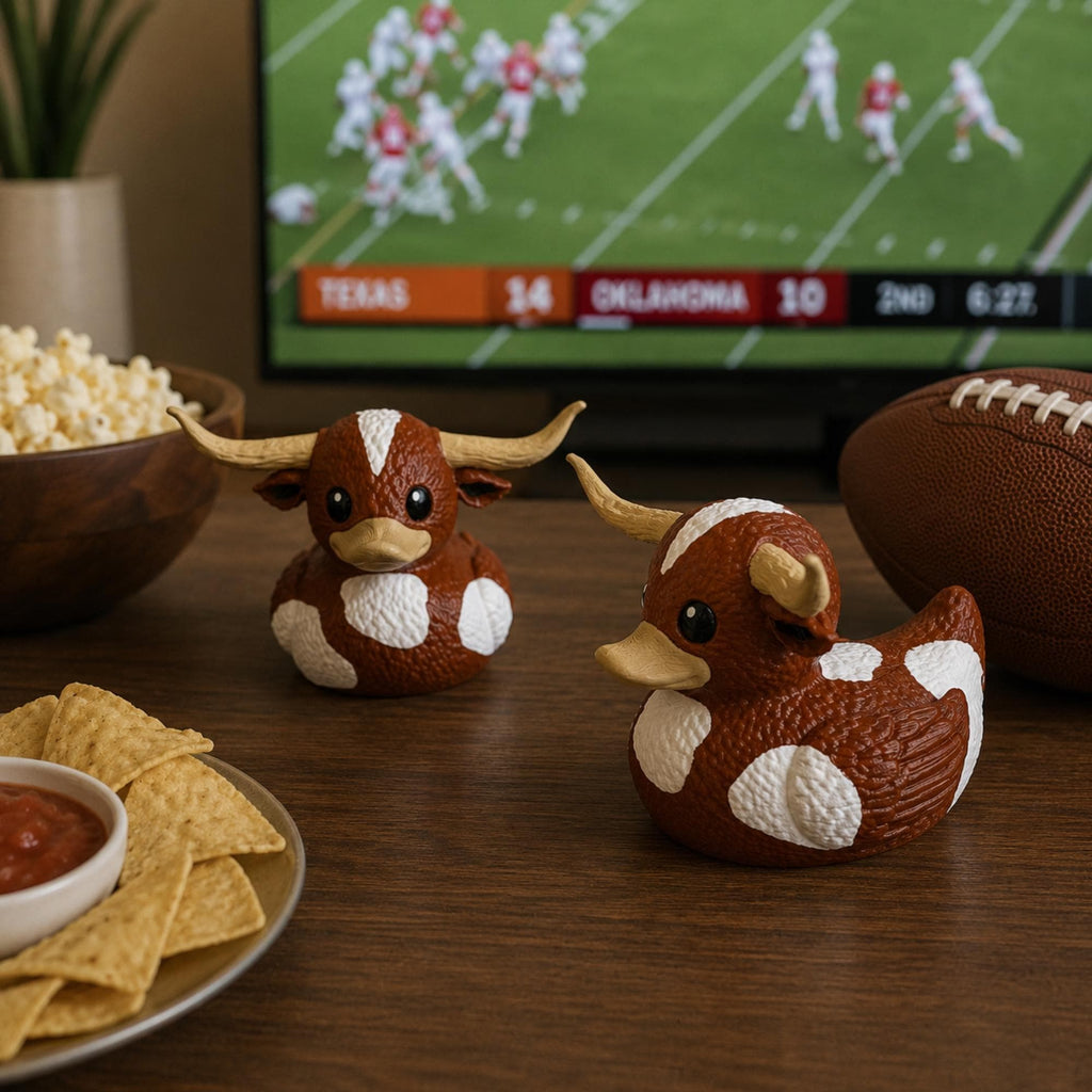 Texas Longhorn Gift – Dashboard Duck Collectible for Football Fans
