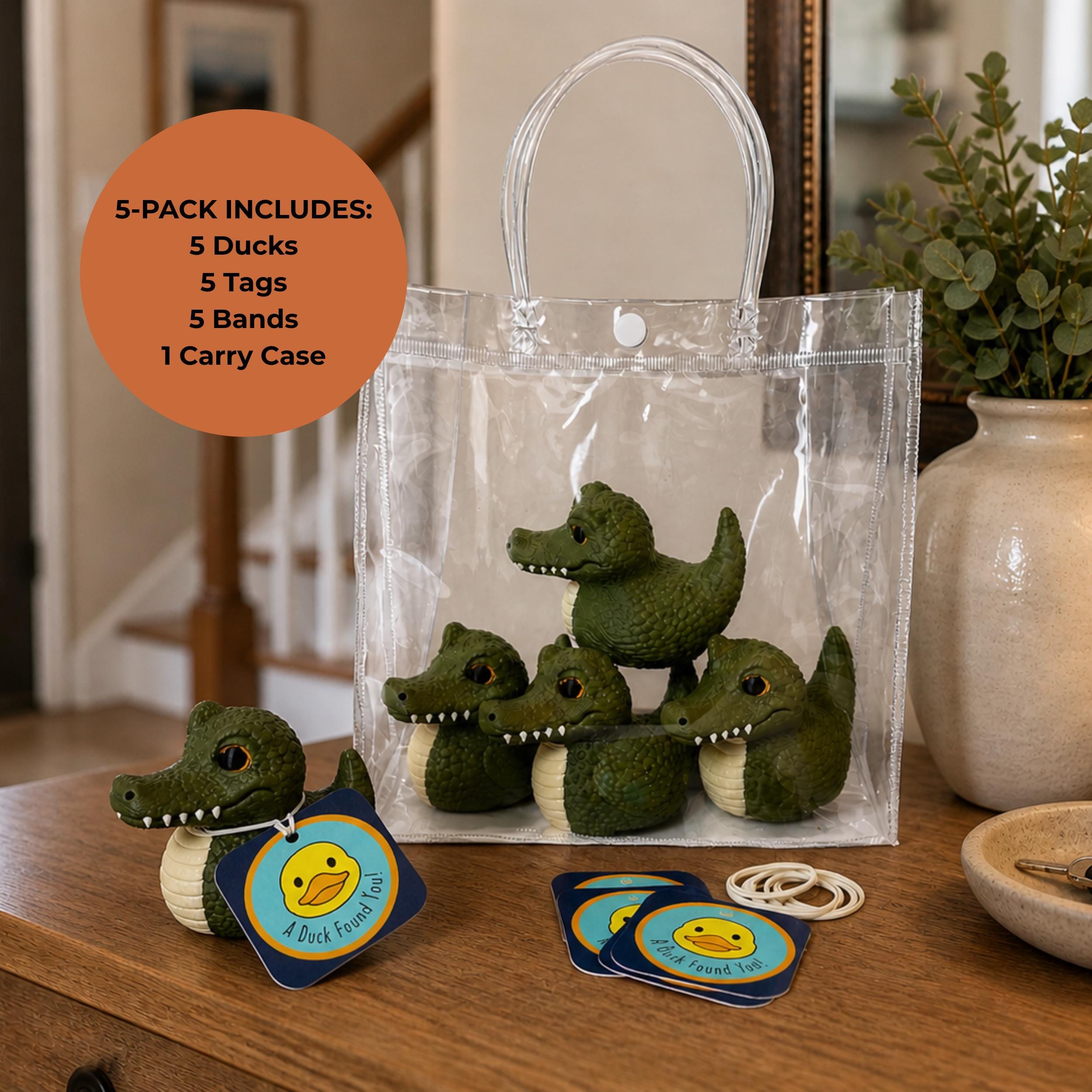 Dashboard Ornament – Gator Duck Figurine for Florida Enthusiasts