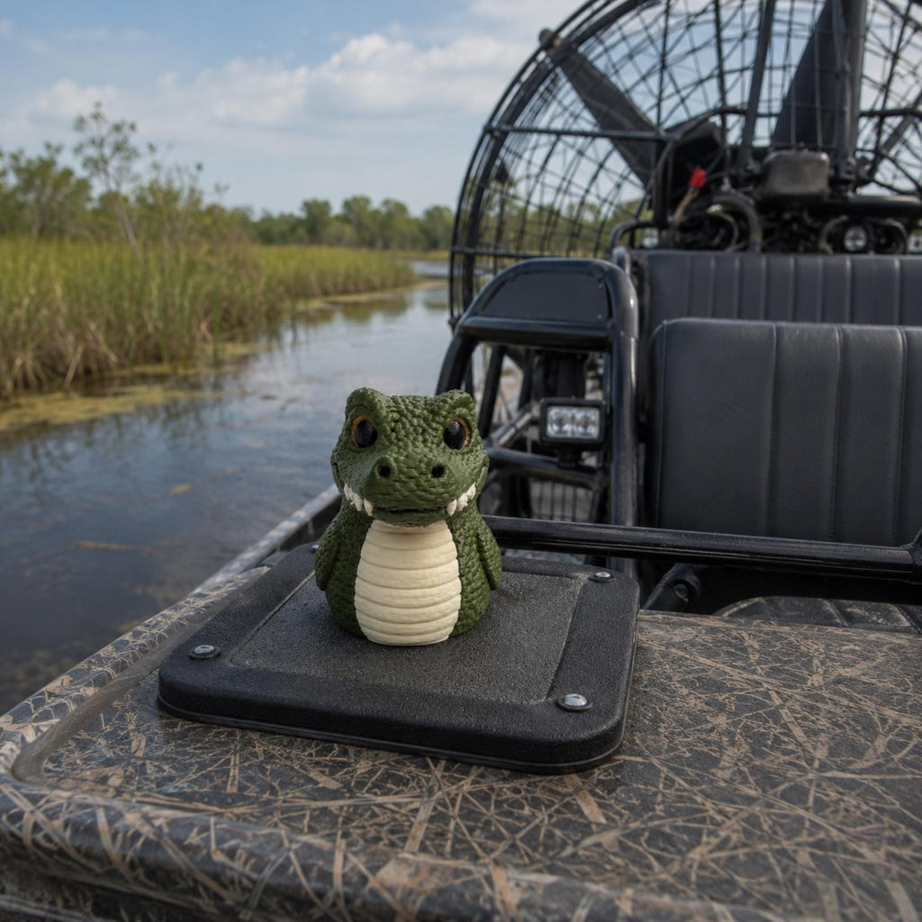 Dashboard Ornament – Gator Duck Figurine for Florida Enthusiasts