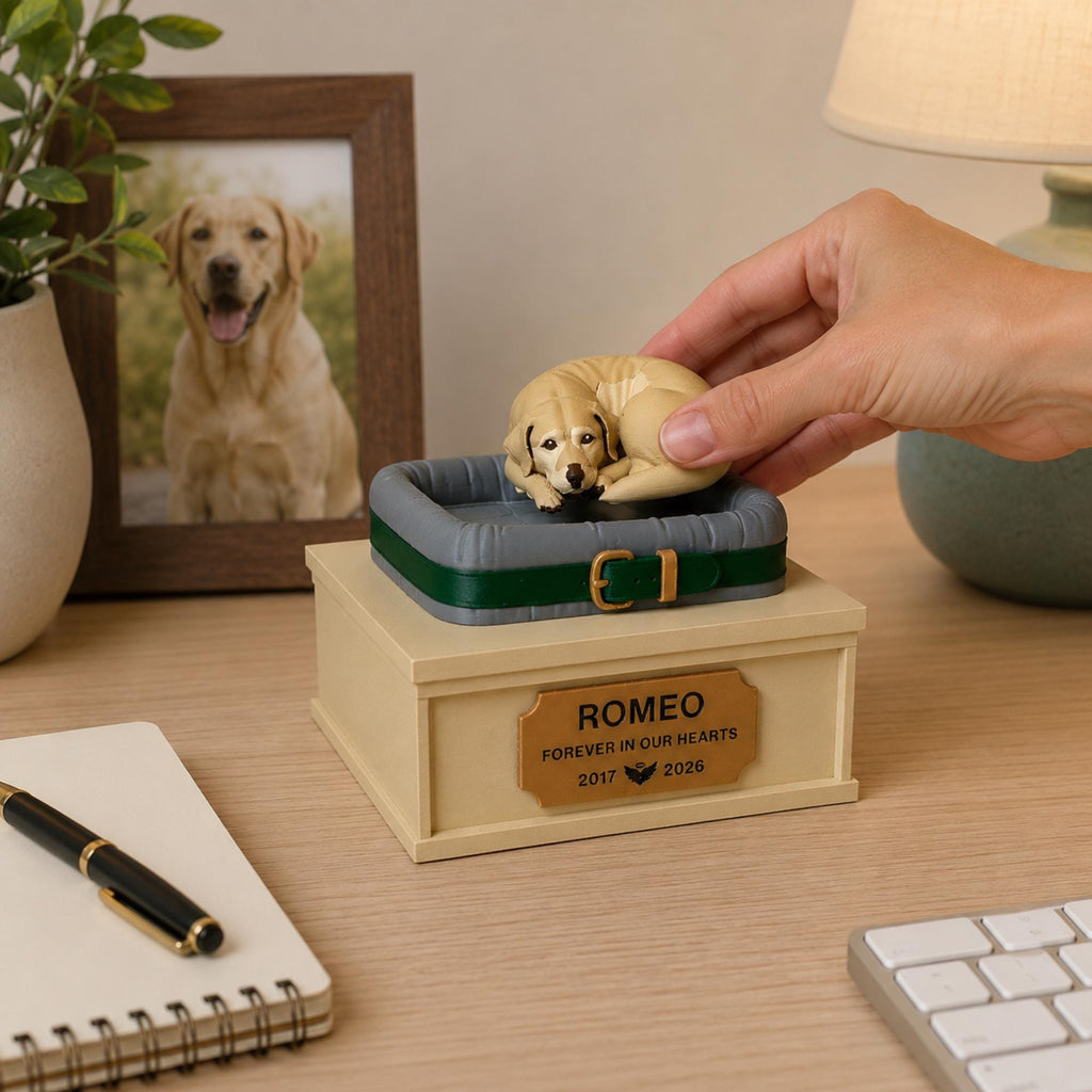 Pet Memorial Gift – Personalized Keepsake Box for Dog Or Cat Loss