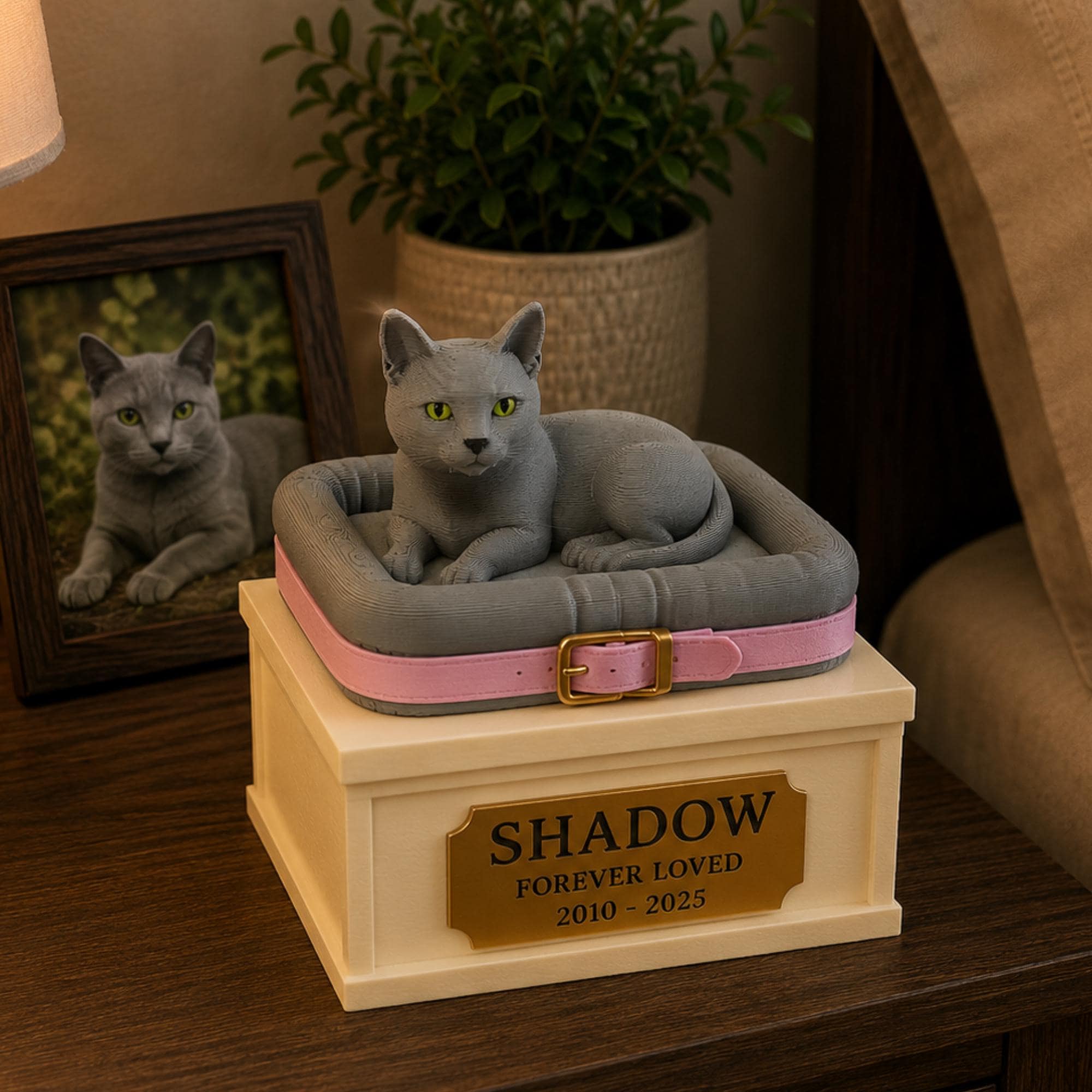 Pet Memorial Gift – Personalized Keepsake Box for Dog Or Cat Loss