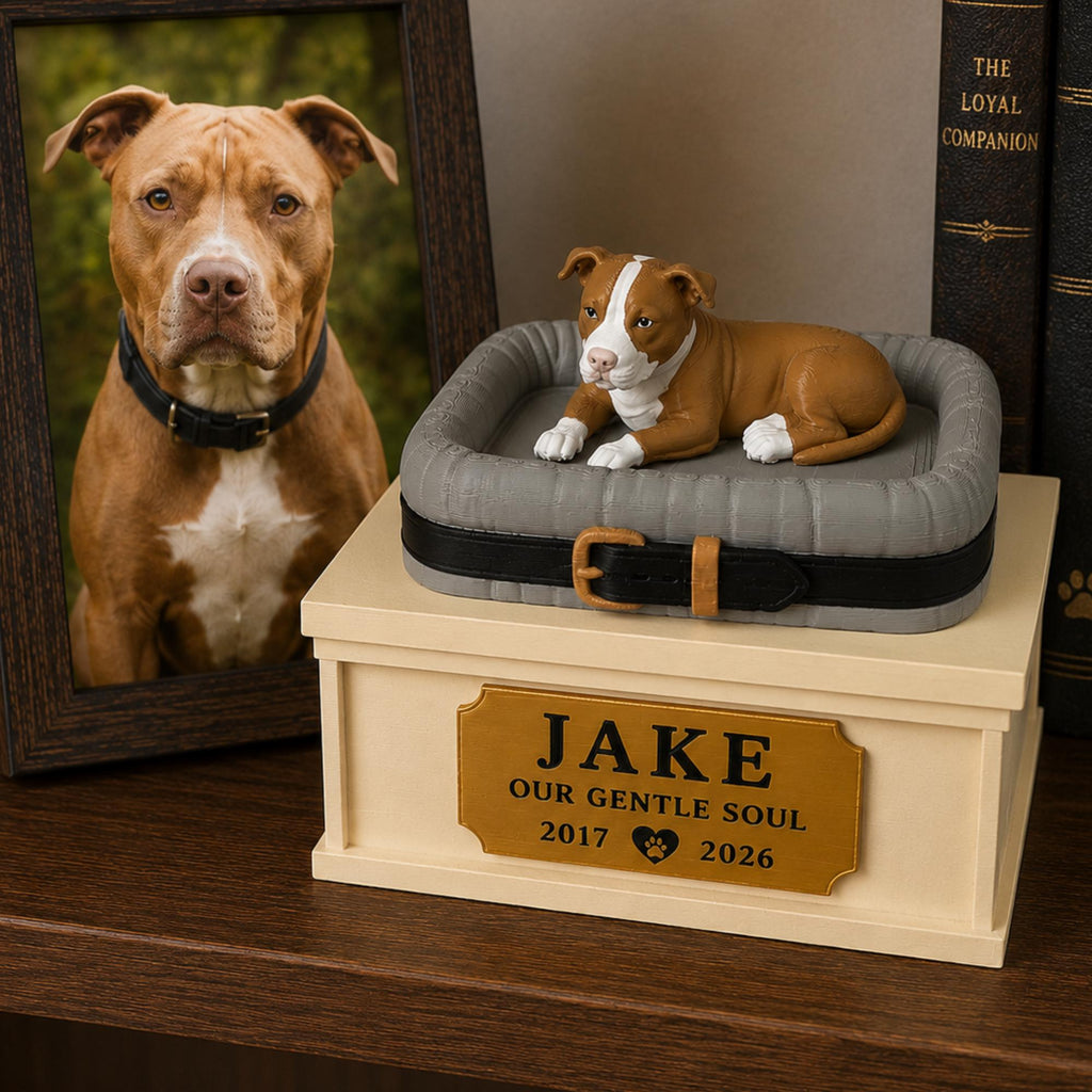 Pet Memorial Gift – Personalized Keepsake Box for Dog Or Cat Loss