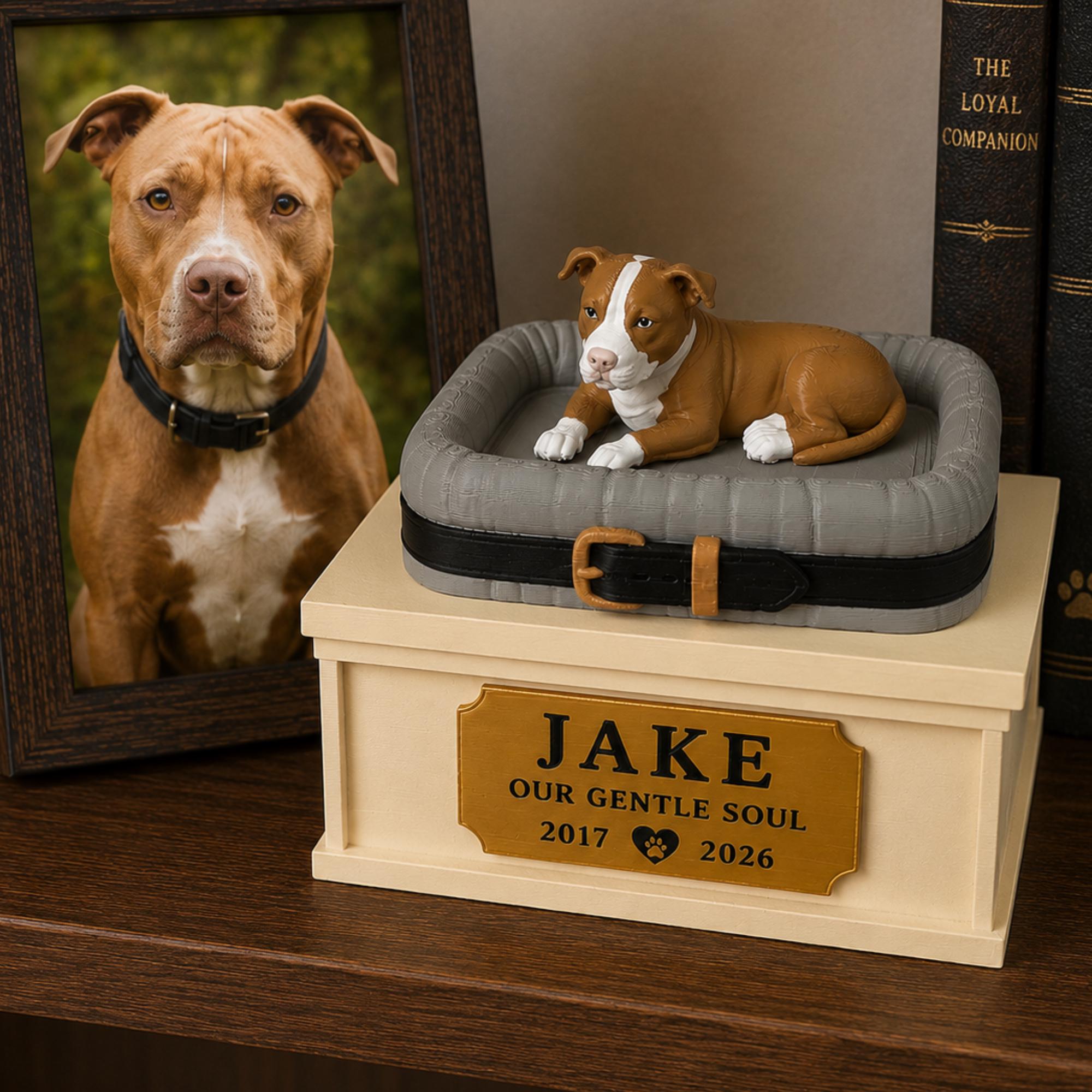 Pet Memorial Gift – Personalized Keepsake Box for Dog Or Cat Loss