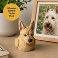 Scottie Dog Figurine Gift For Scottish Terrier Lovers Dashboard Ornament Collectible Black Wheaten Dog Bust Sculpture Handcrafted 3D Printed Design Perfect Gift Ideas Dog Enthusiasts Cruise Souvenir Keepsake Car Dashboard Display Unique