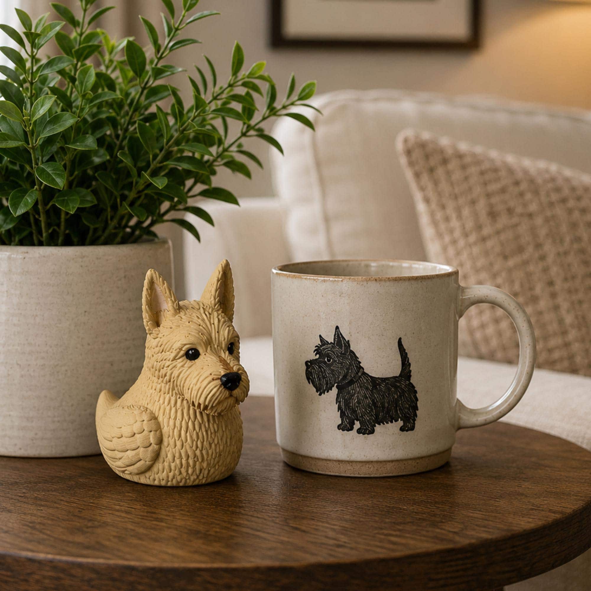 Scottish Terrier Figurine – Dashboard Duck Cruise Souvenir