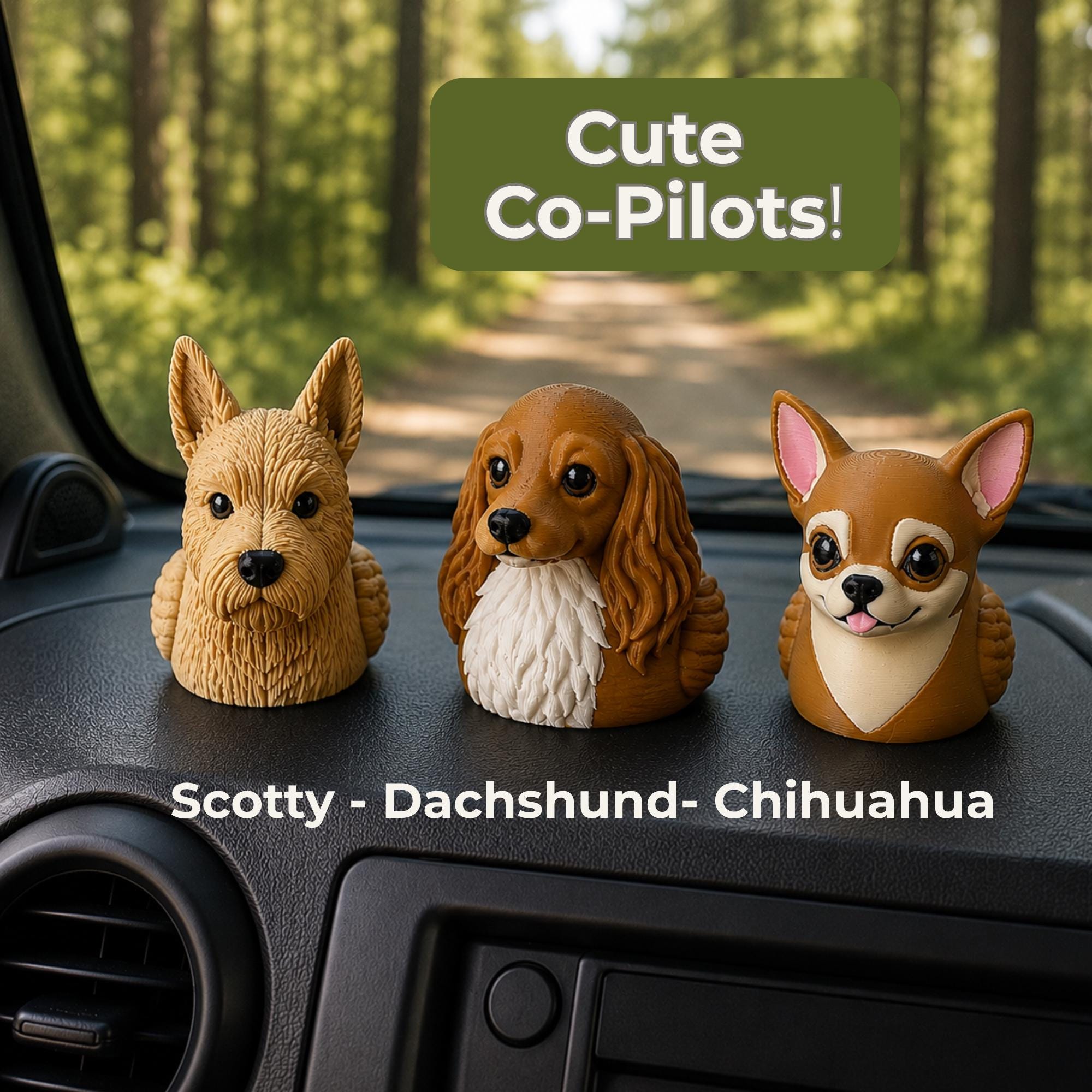 Scottish Terrier Figurine – Dashboard Duck Cruise Souvenir