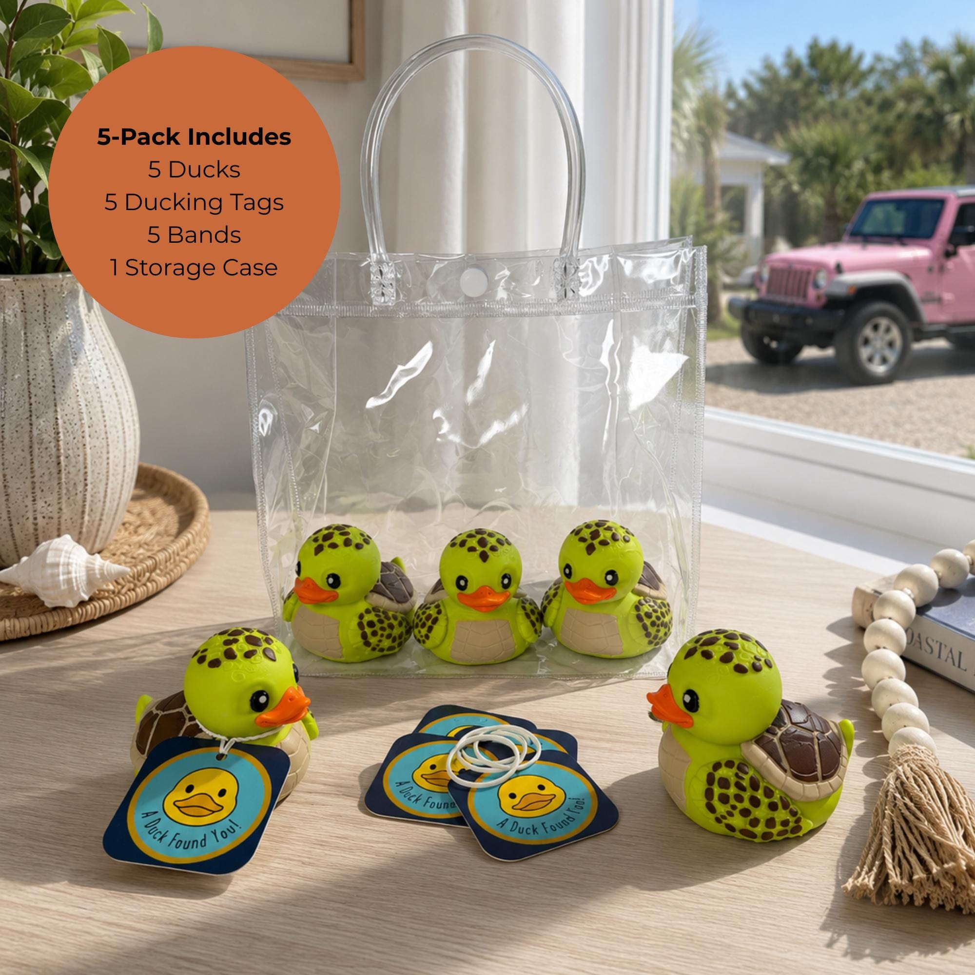 Sea Turtle Duck – Dashboard Buddy Beach House Gift Collectible