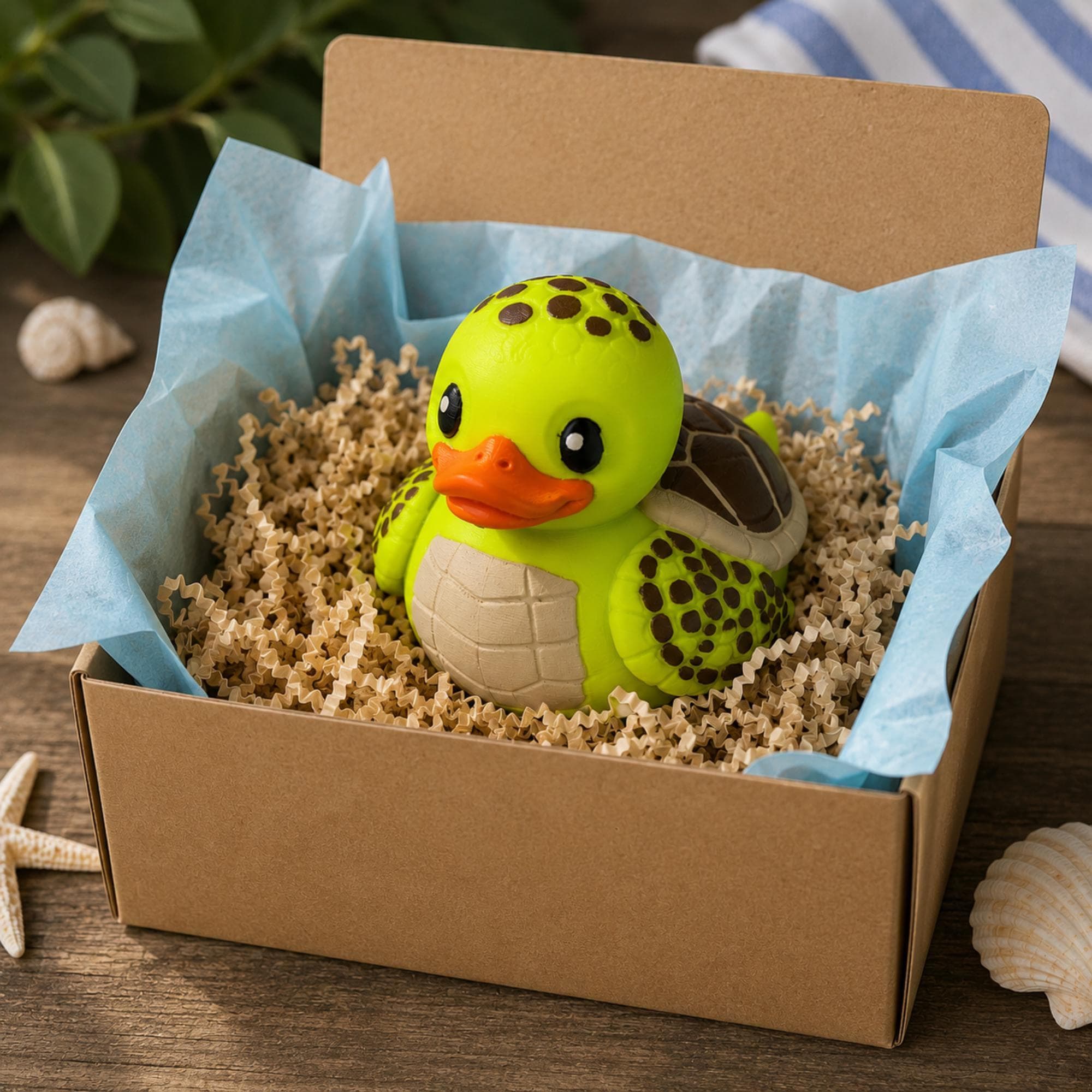 Sea Turtle Duck – Dashboard Buddy Beach House Gift Collectible