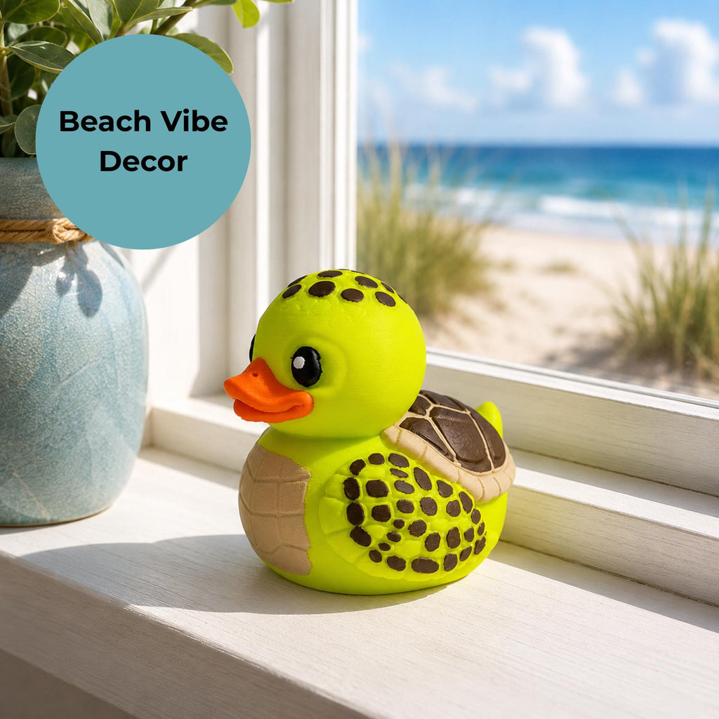 Sea Turtle Duck – Dashboard Buddy Beach House Gift Collectible