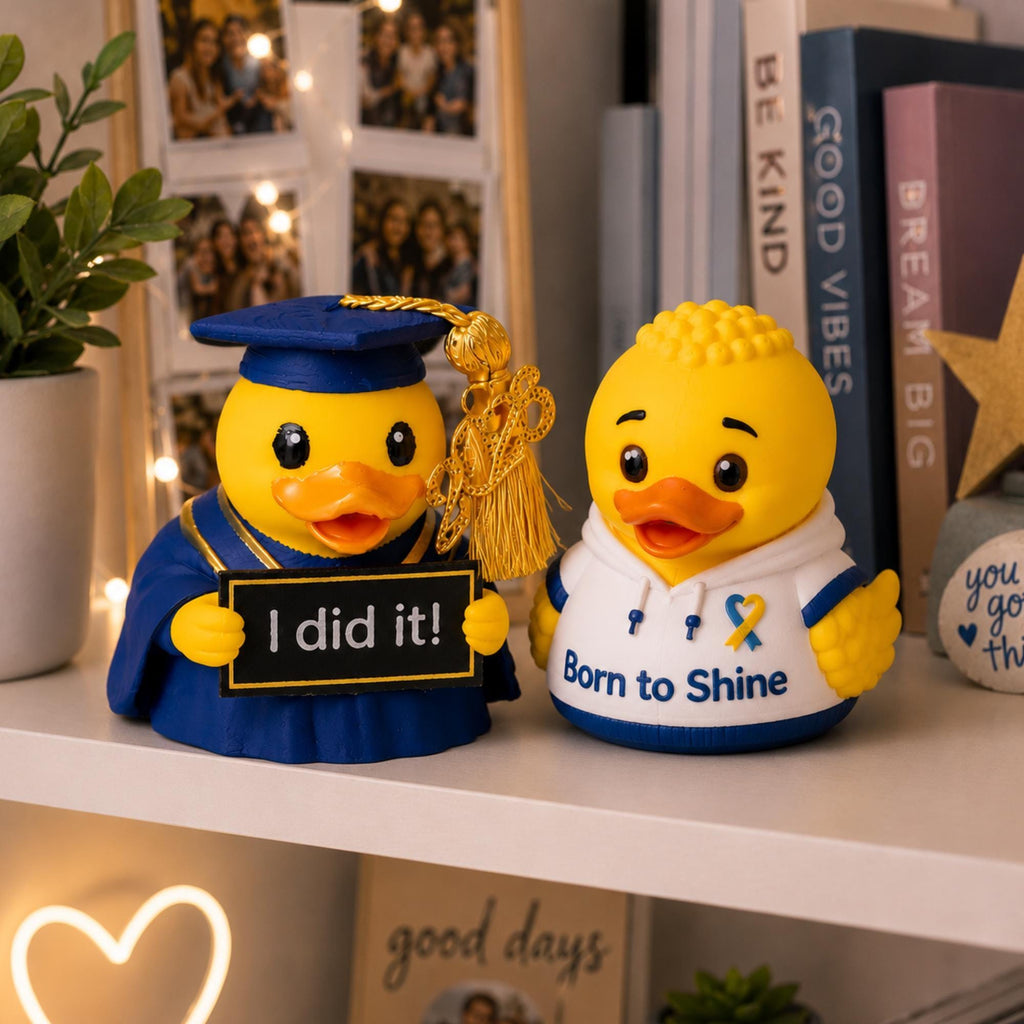 Down Syndrome Awareness Ribbon Gift – Teacher Appreciation Duck