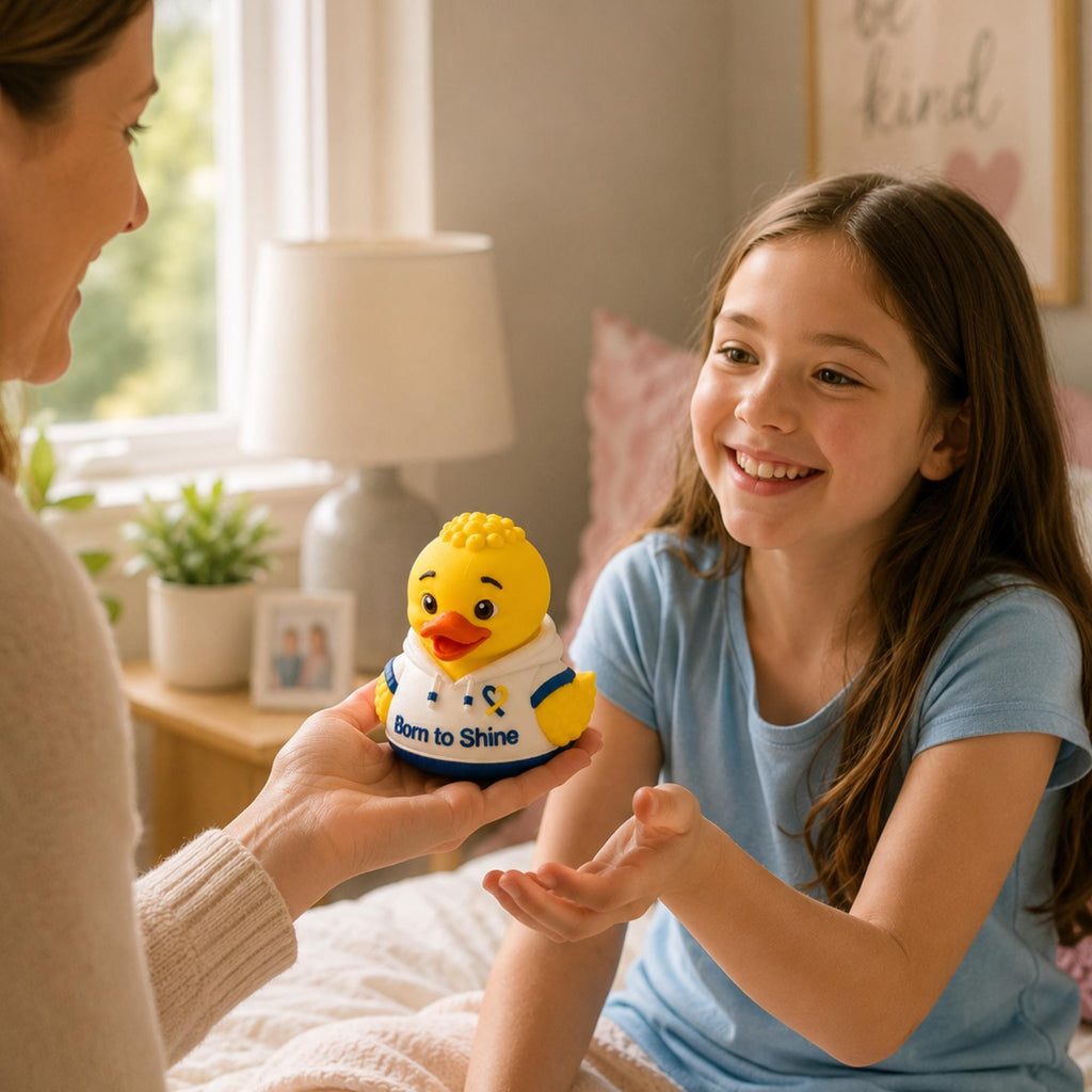 Down Syndrome Awareness Ribbon Gift – Teacher Appreciation Duck