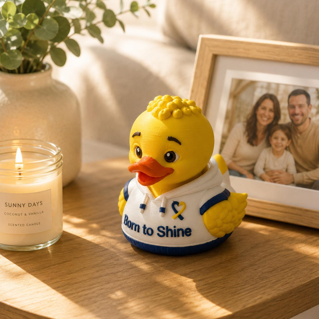Down Syndrome Awareness Ribbon Gift – Teacher Appreciation Duck