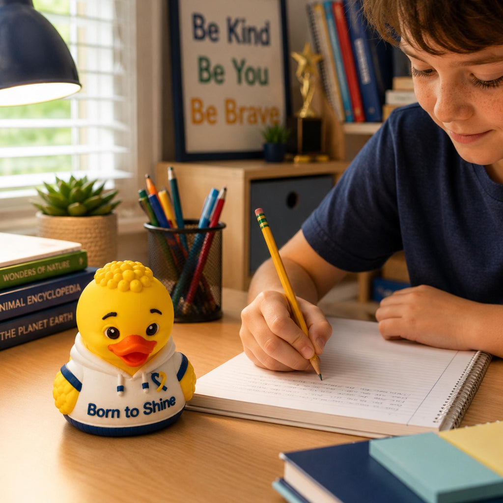 Down Syndrome Awareness Ribbon Gift – Teacher Appreciation Duck