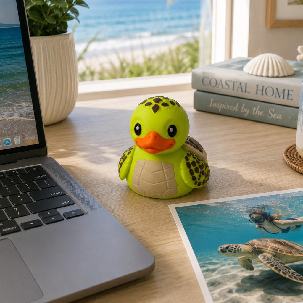 Sea Turtle Duck – Dashboard Buddy Beach House Gift Collectible
