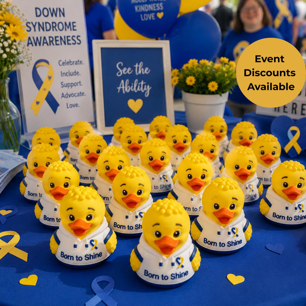 Down Syndrome Awareness Ribbon Gift – Teacher Appreciation Duck