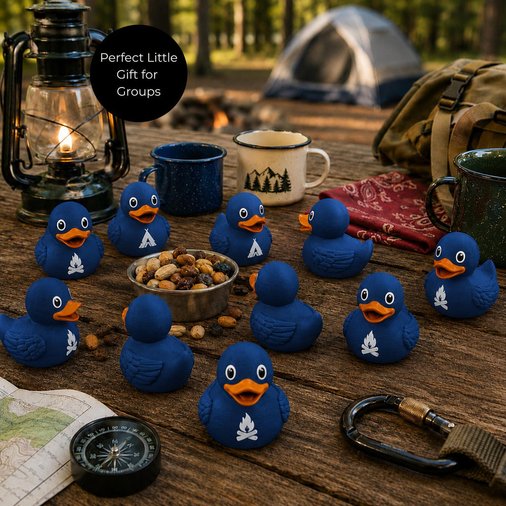 4x4 Ducking Gift – Set of 12 Custom 3d Printed Little Ducks with Travel Bag