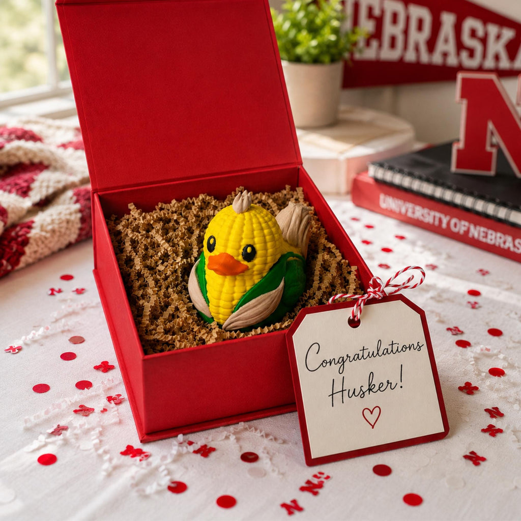 Ducking Corn Duck – Cornthemed Farm Dashboard Gift for Nebraska