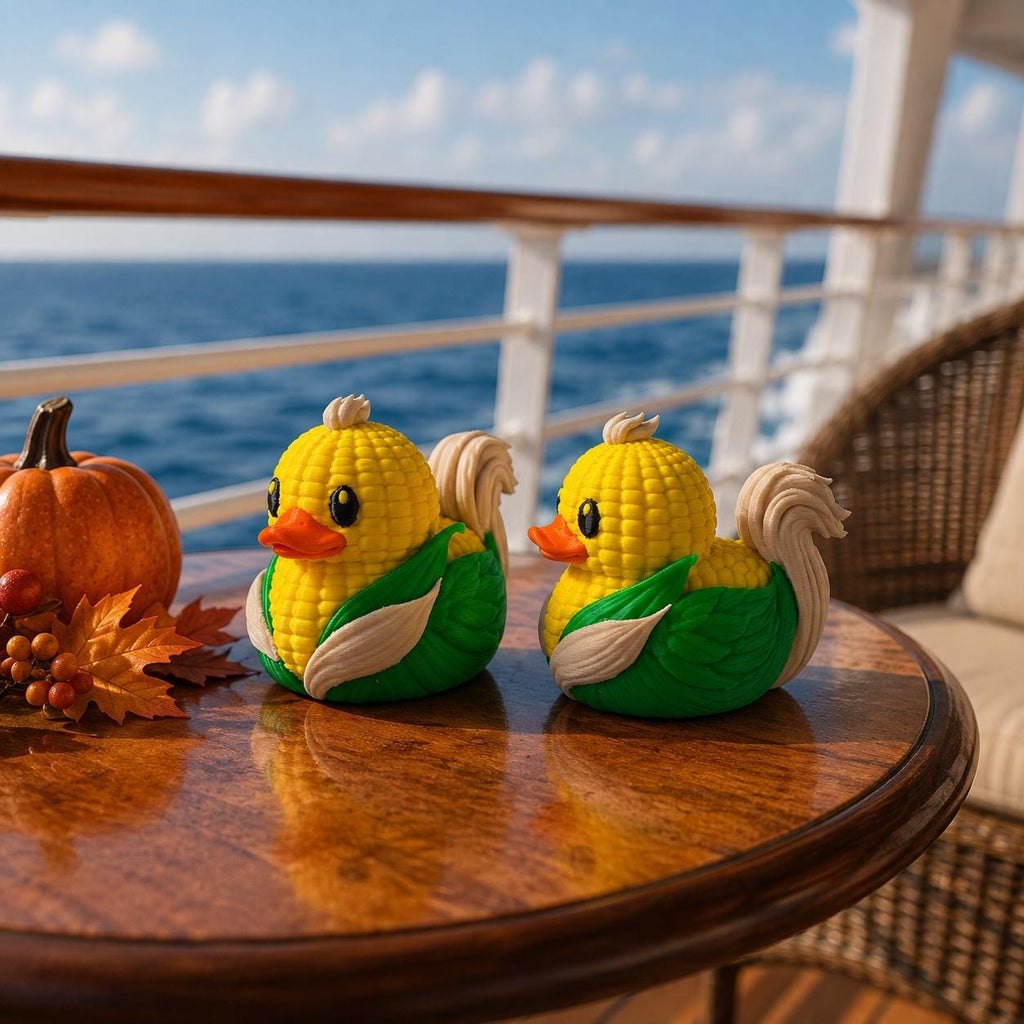 Ducking Corn Duck – Cornthemed Farm Dashboard Gift for Nebraska