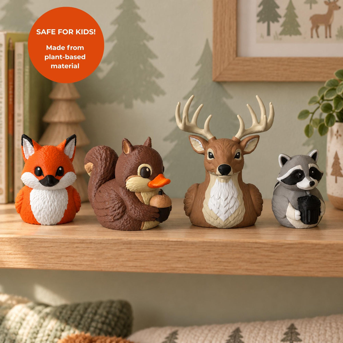 Squirrel Duck Gift – Woodland Ornament for 4x4 and Cruise Ducking
