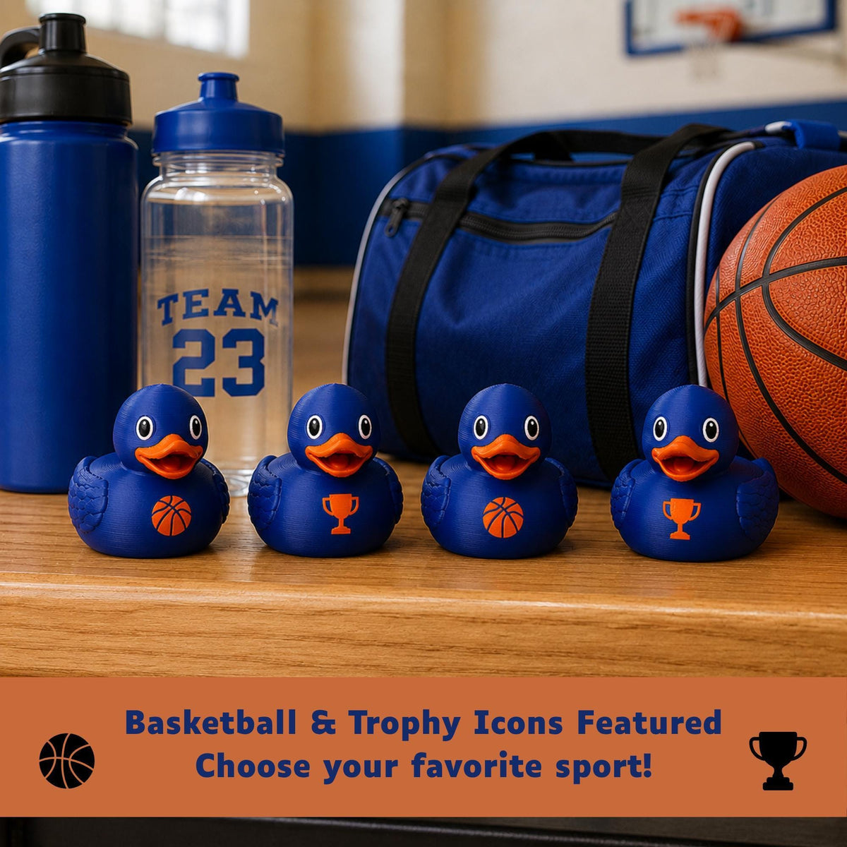 Family Celebration Gift Set Personalized Mini Duck Collection Custom Baby Shower Favor Twelve Piece Birthday Party Gift Collectible Duck Toy Set Travel Bag Storage Container Included Customizable Color Icon Design Perfect Baby Shower
