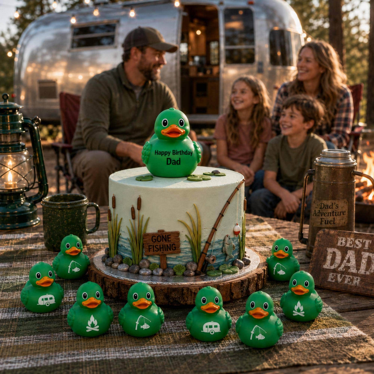 4x4 Ducking Gift – Set of 12 Custom 3d Printed Little Ducks with Travel Bag