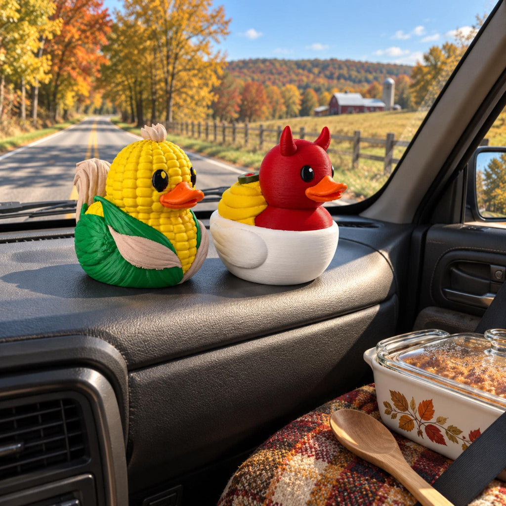 Dashboard Duck Decoration – Funny Deviled Egg Design Novelty Gift