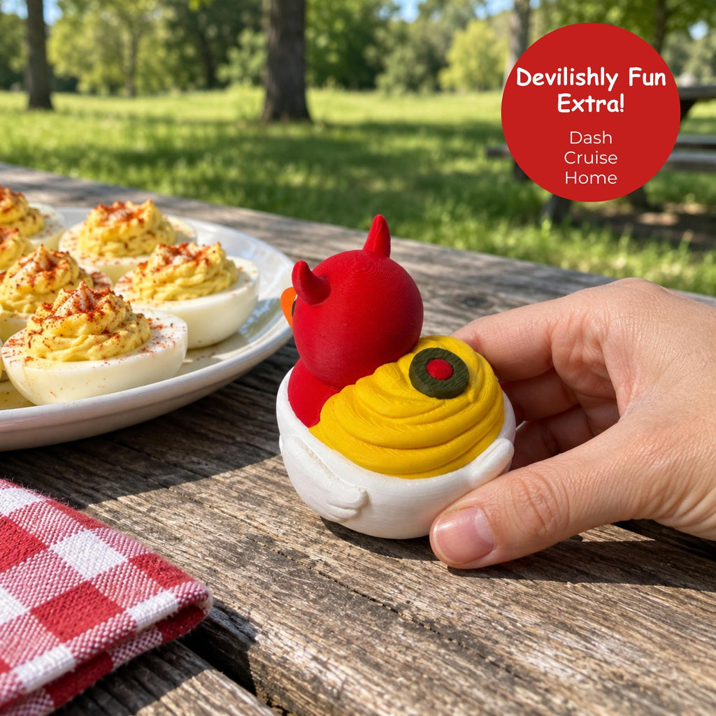 Dashboard Duck Decoration – Funny Deviled Egg Design Novelty Gift