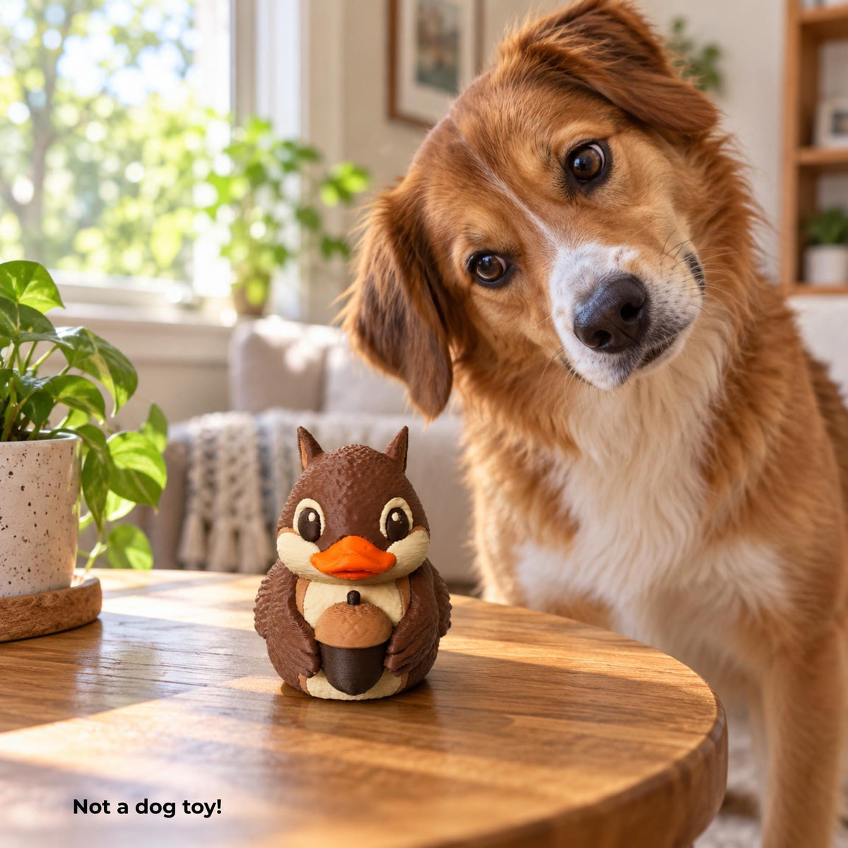 Squirrel Duck Gift – Woodland Ornament for 4x4 and Cruise Ducking