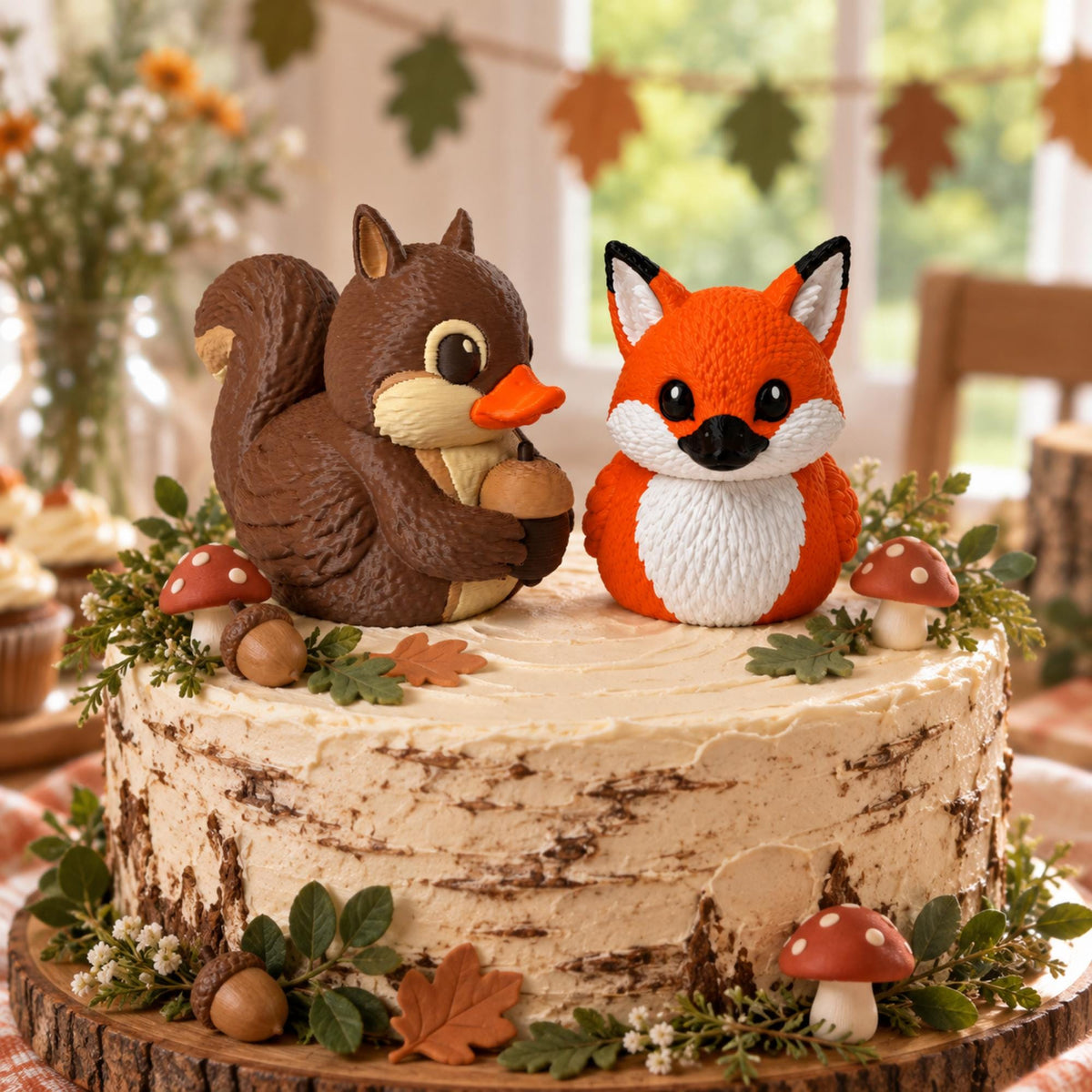 Trail Rider Gift Squirrel Dashboard Ornament Jeep Ducking Game Accessory Four By Four Vehicle Decoration Woodland Animal Dashboard Display Nature Themed Off Road Gift Cute Dashboard Figurine Car Interior Ornament Acorn Squirrel Design