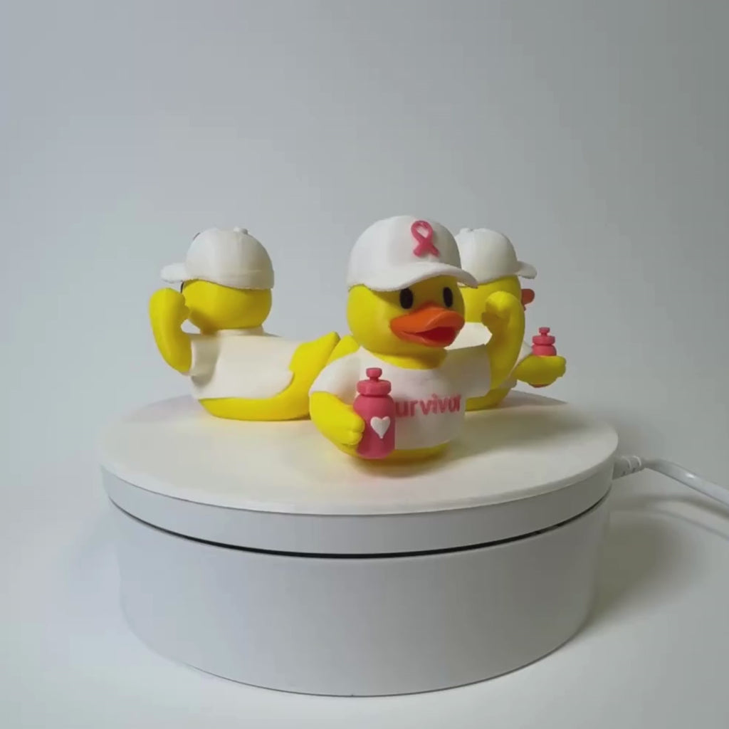 Breast Cancer Awareness Duck – Dashboard Gift for Survivors Warriors