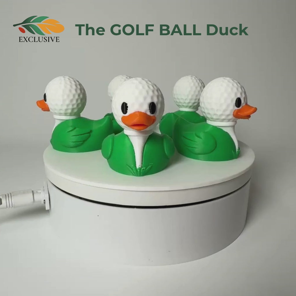 Golf Ball Duck Dashboard Accessory – Funny Car Gift for Golfers