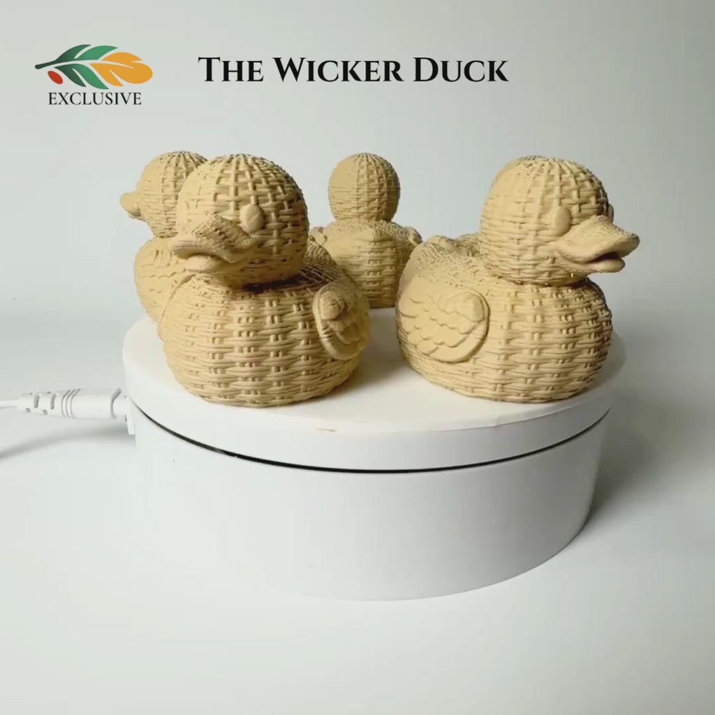 Wicker Duck – Boho 4x4 Dashboard & Cruise Ducking Gift